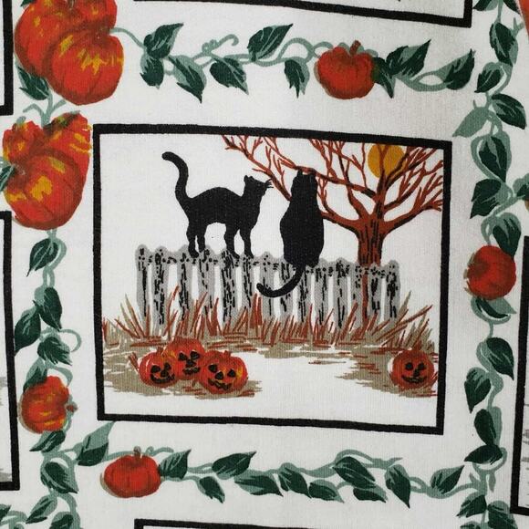 Vintage 90s Jason Maxwell Womens Sweatshirt Top Size Medium Halloween Patchwork - Picture 5 of 10